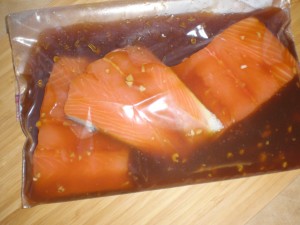 Salmon with Teriyaki Glaze