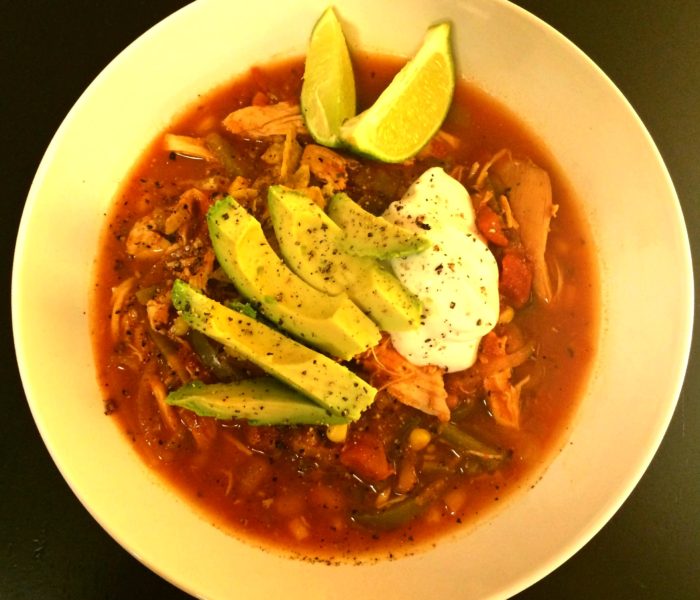 Crock Pot Chicken Tortilla Soup