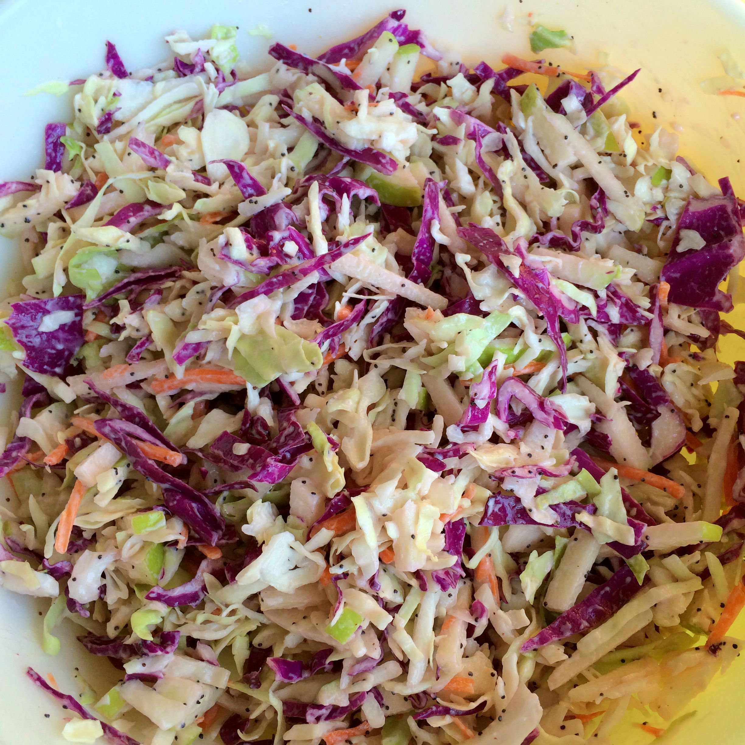 Apple Poppyseed Coleslaw