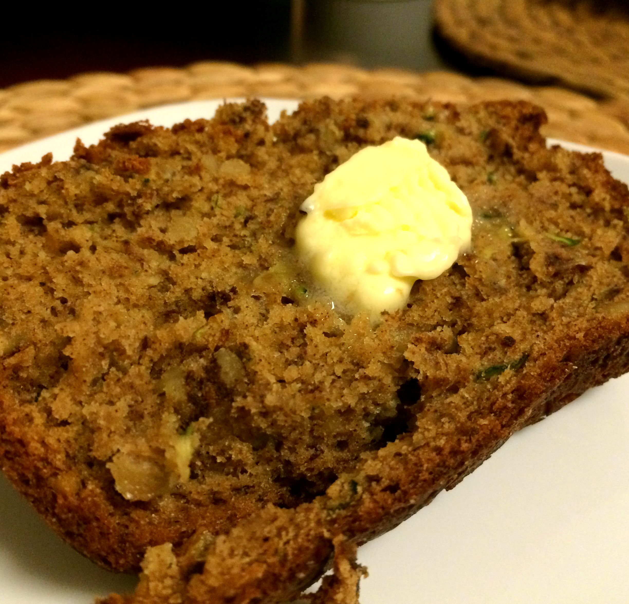 Banana Zucchini Walnut Bread