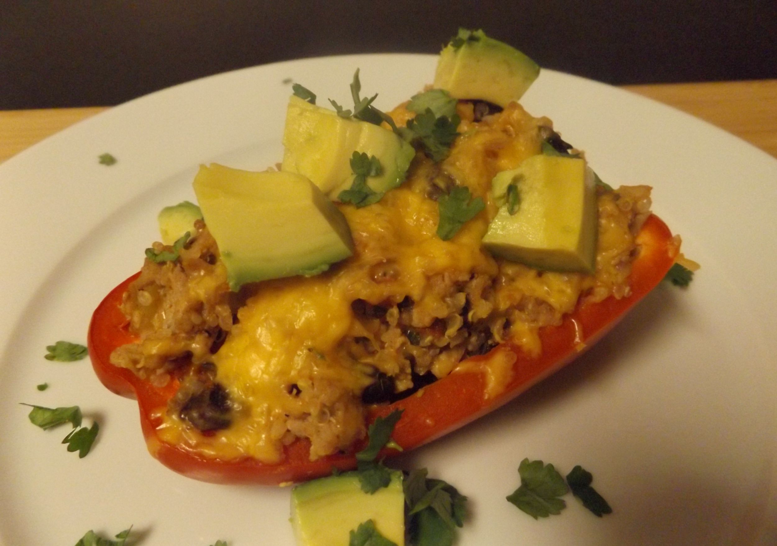 Turkey & Quinoa Stuffed Peppers