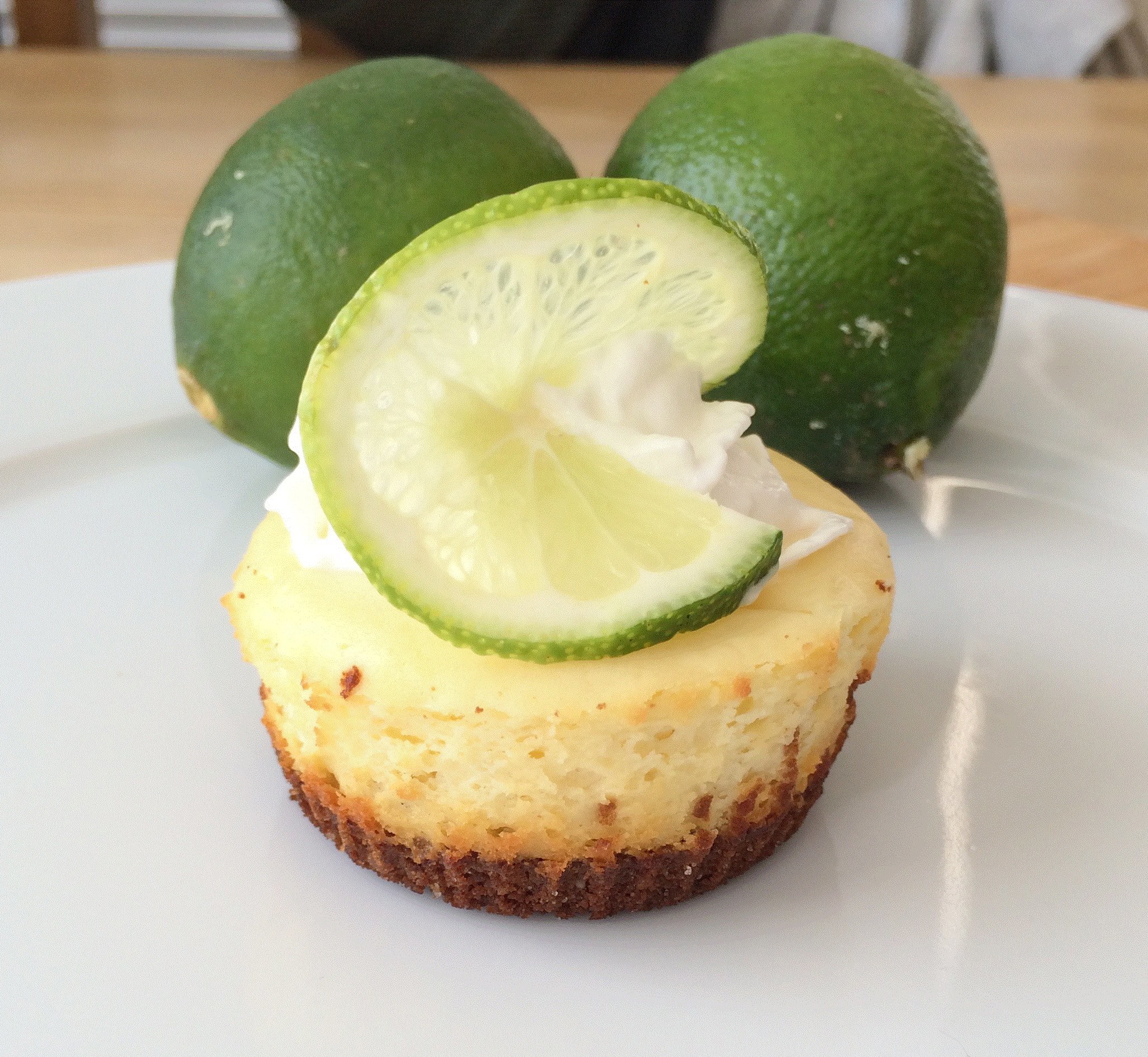 Individual Key Lime Cheesecakes