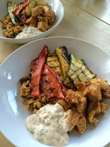 Grilled Hawaiian Chicken Bowls