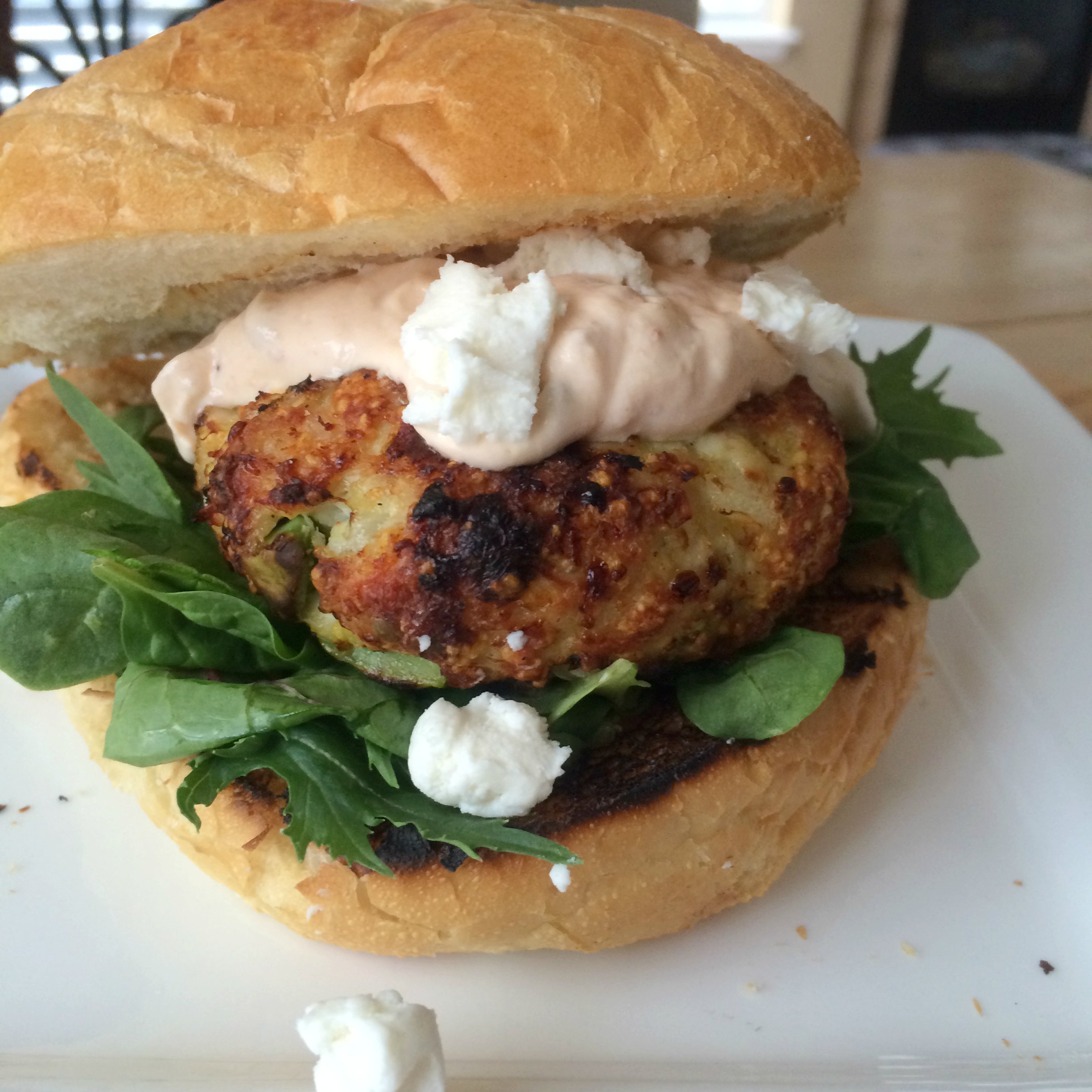 Chicken Avocado Burgers with Chipotle Sauce