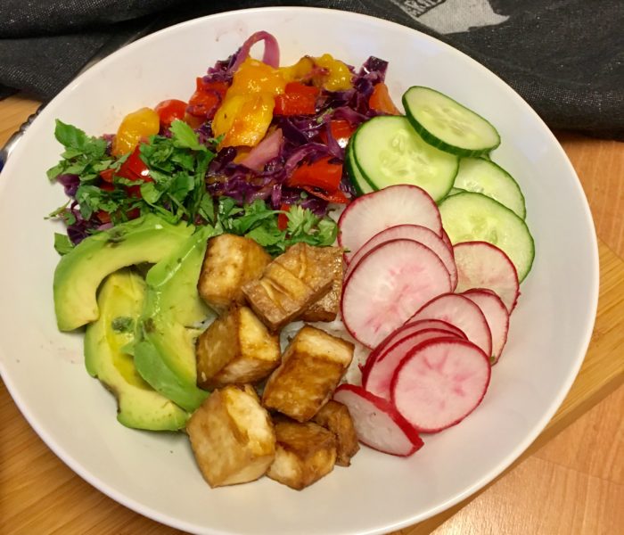 Mango and Tofu Rice Bowls