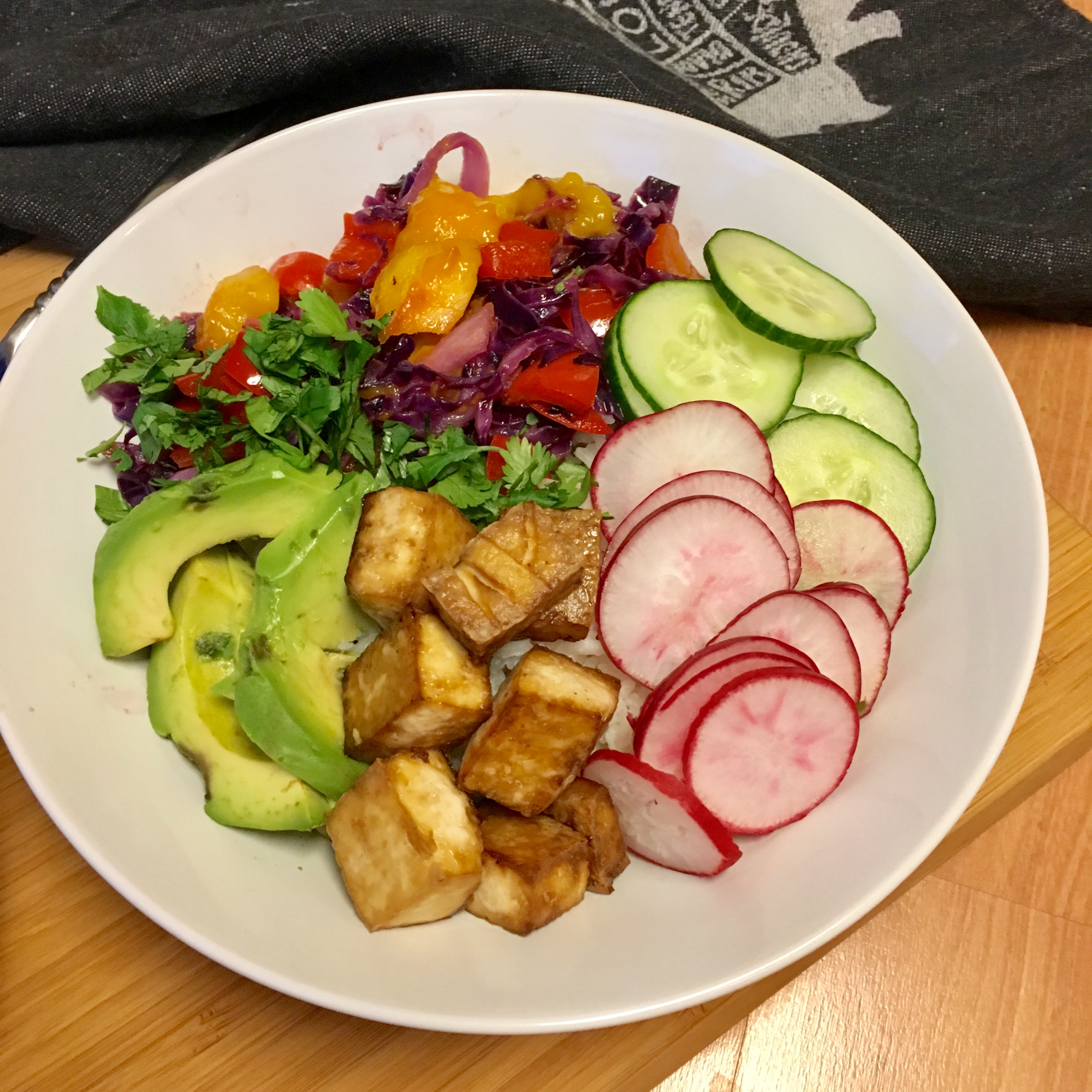 Mango and Tofu Rice Bowls