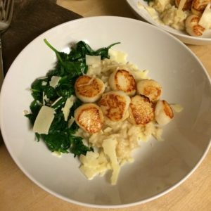 Risotto & Scallops 13