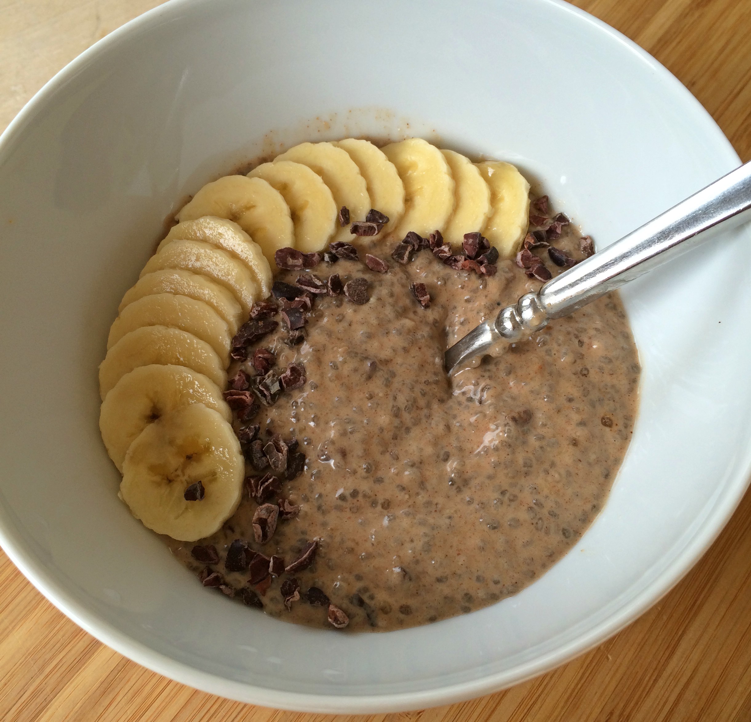 Banana Almond Butter Chia Pudding