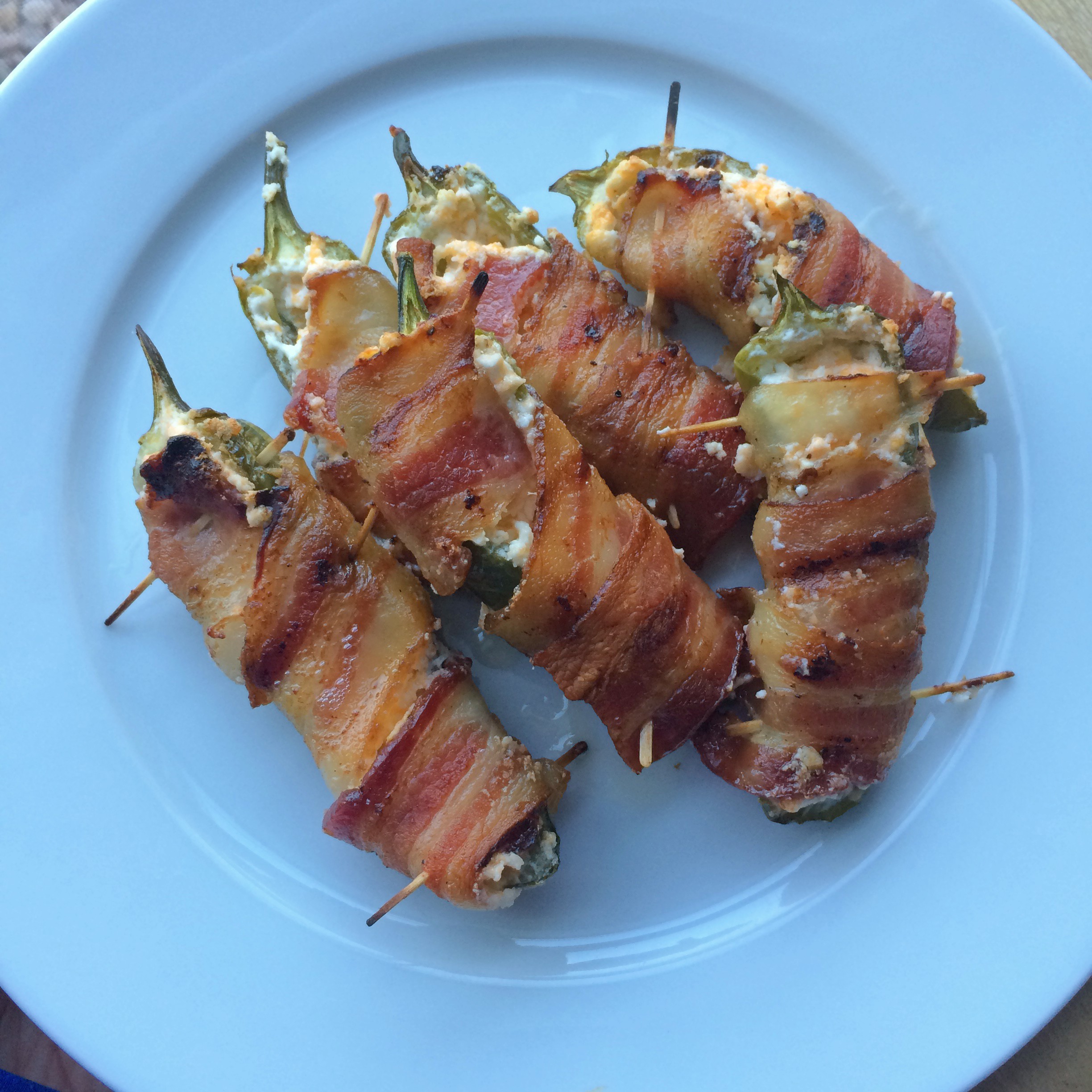 Grilled Bacon Jalapeno Poppers