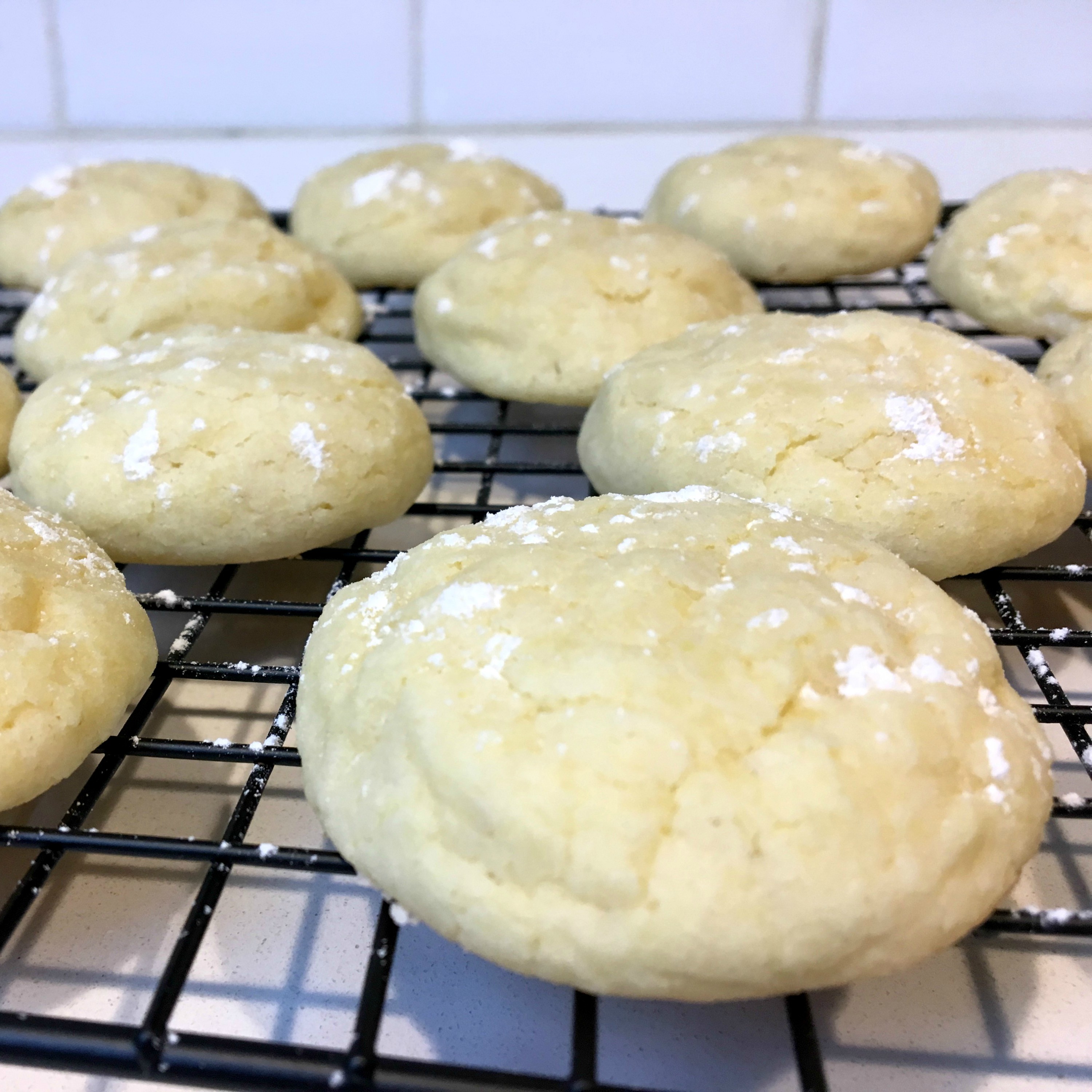 Lemon Crinkle Cookies