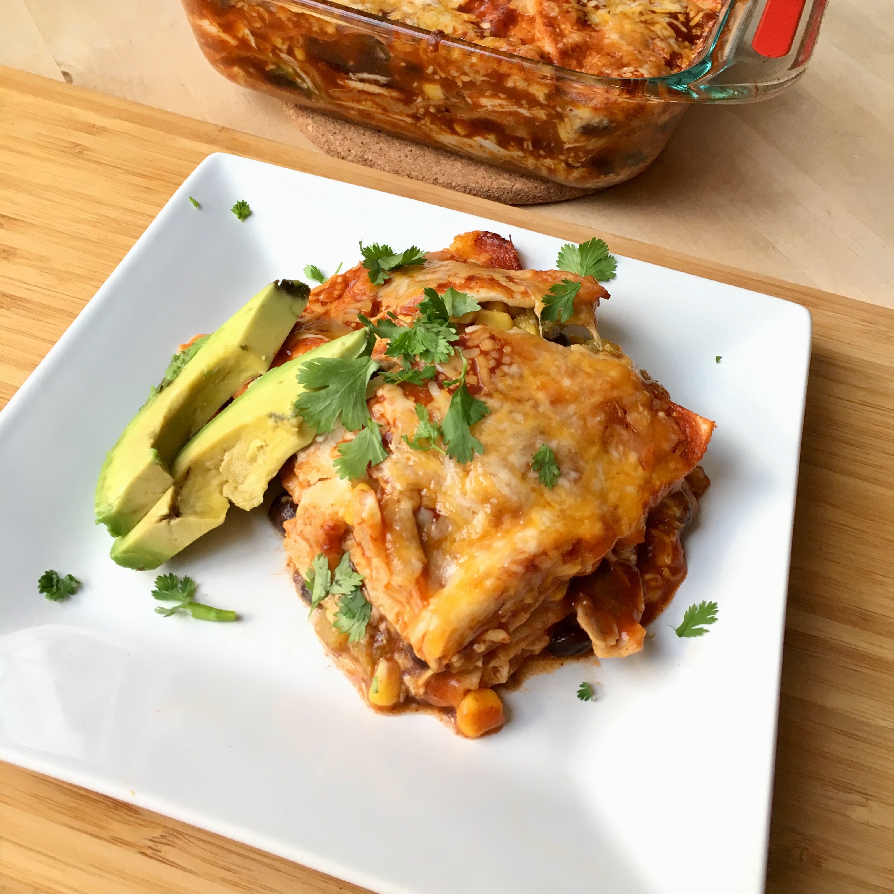 Chicken Enchilada Bake