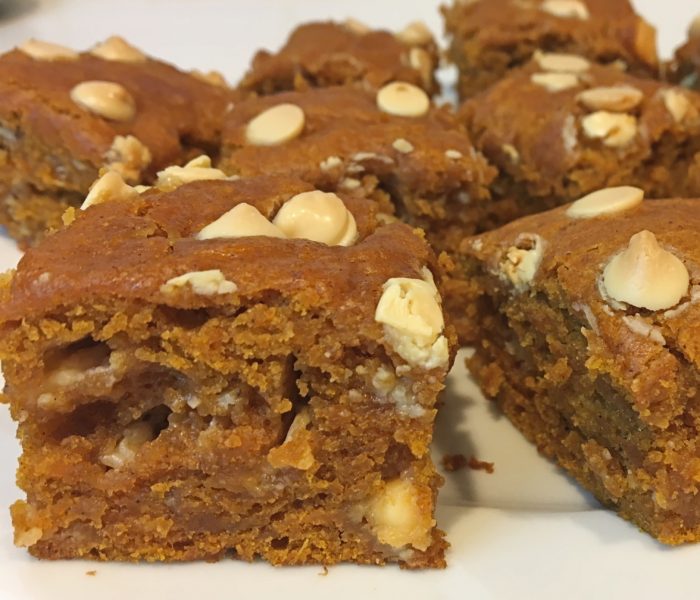 Pumpkin Cake Bars