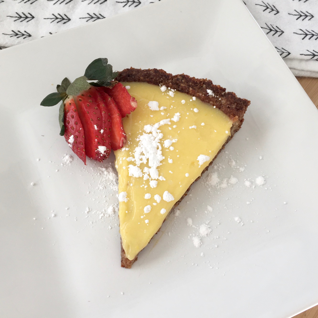 Meyer Lemon Curd Tart