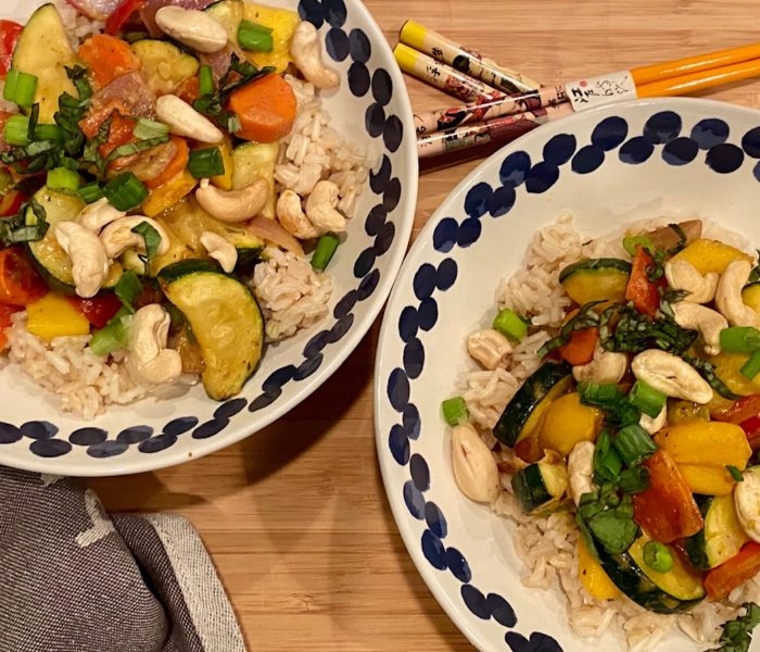 Kevin’s Thai Coconut Vegetable Stir Fry