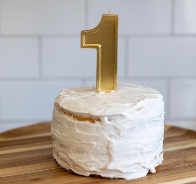 Orange Cinnamon Smash Cake (Sugar-Free)